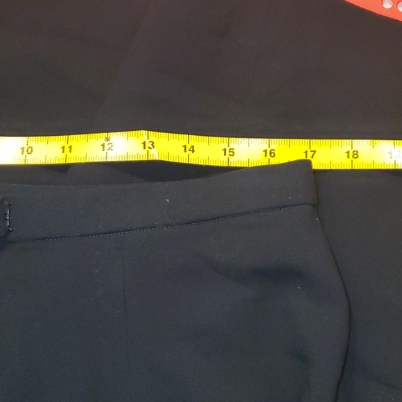 VTG designer Escada Hip Pleat black skirt sz 44 - Picture 10 of 12